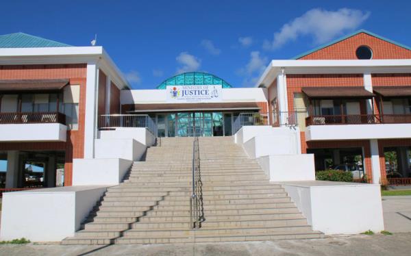 The main courthouse in Rarotonga, Cook Islands.